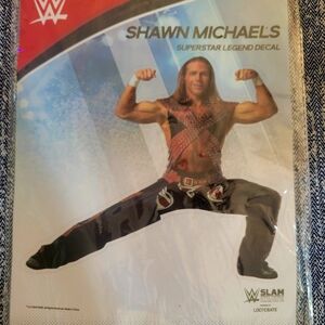 WWE Superstar Shawn Michaels Decal - White
